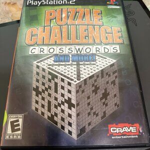 Puzzle Challenge: Crosswords and More Case & Manual Only Sony PlayStation 2